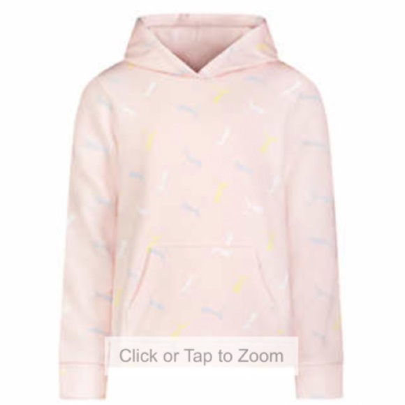 Puma Other - Puma Girls Logo Print Hoodie Pink Size Small 7/8